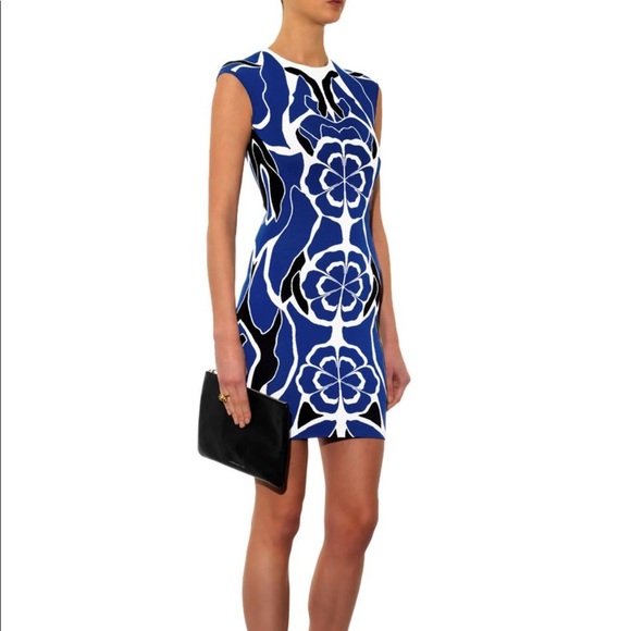 Alexander McQueen Dresses & Skirts - Alexander McQueen Intarsia Floral Dress - Small